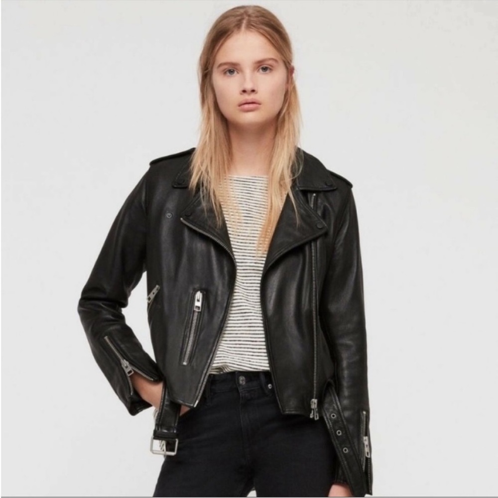 All Saints Balfern Leather Jacket